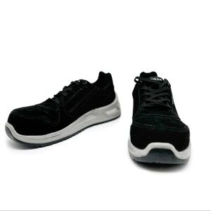 Voran Sportsafe Energy 610 N Work Sneaker Safety Toe Shoes Size 7.5 Black Suede